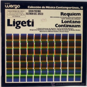 1969 Wergo WER 60045 Requiem Ligeti Continuum