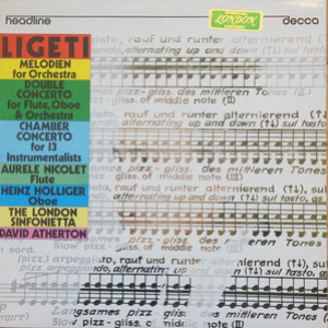 1977 Decca HEAD 12 Aurele Nicolet melodien for orchestra