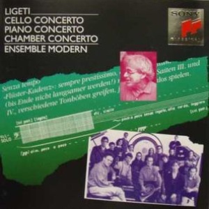 1994 Sony Classical SK 58 945 Ligeti Cello Concerto Ensemble Modern